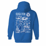 Chelsea Football Club Impressions Artwork Hoodie