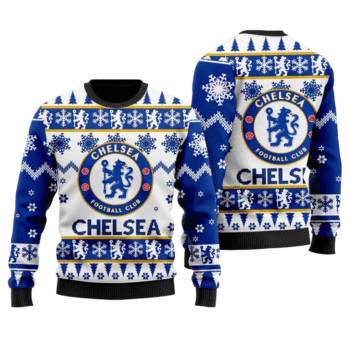 Chelsea Football Culb Ugly Christmas Sweater 2025
