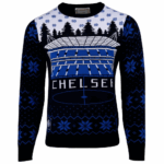 Chelsea Stadium Ugly Christmas Sweater 2025 1 Chelsea Stadium Ugly Christmas Sweater 2025