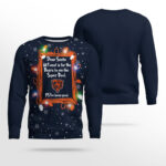 Chicago Bears Dear Santa Ugly Christmas Sweater 2025 MOCKUP