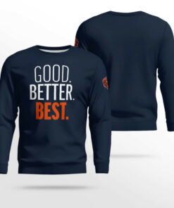 Chicago Bears Navy Good. Better. Best. Franklin T-Shirt 1 Chicago Bears Navy Good. Better. Best. Franklin Sweatshirt