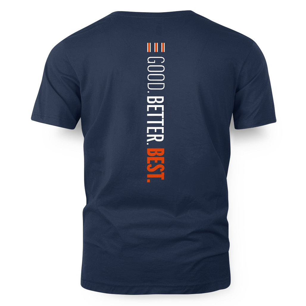 Chicago Bears Navy Good. Better. Best. Franklin T-Shirt Style 2 Chicago Bears Navy Good. Better. Best. Franklin T-Shirt Style 2