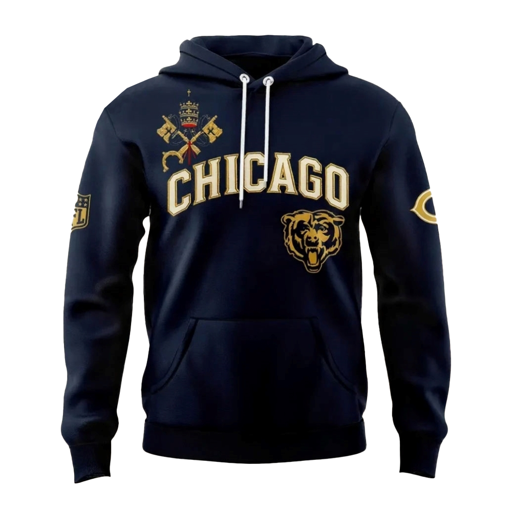 Chicago Bears X Pope Leo XIV Hoodie Chicago Bears X Pope Leo XIV Hoodie