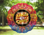 Chiefs Football Wind Spinner