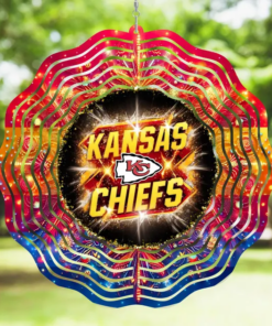 Chiefs Football Wind Spinner