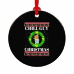 Chill Guy Christmas Ornament-1-1