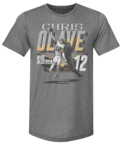Chris Olave New Orleans One-Handed Catch T-Shirt