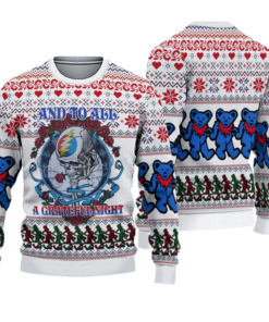Christmas Holiday And To All A Grateful Night Ugly Christmas Sweater 2025