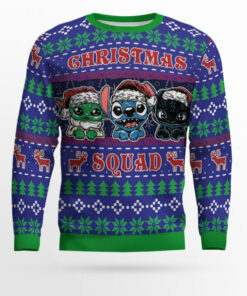 Stitch Christmas Squad Ugly Christmas Sweater 2025