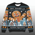 Christmas Zimt Zucker und Aggressionen Ugly Sweater 2025