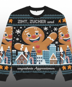 Christmas Zimt Zucker und Aggressionen Ugly Sweater 2025