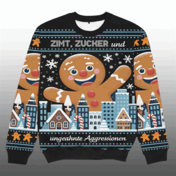 Christmas Zimt Zucker und Aggressionen Ugly Sweater 2025