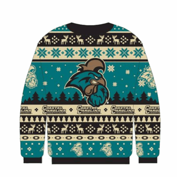 Coastal Carolina Chanticleers Ugly Christmas Sweater 2025