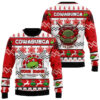 Custom Name Teenage Mutant Ninja Turtles Raphael Ugly Christmas Sweater 2025 Red 2 Custom Name Teenage Mutant Ninja Turtles Leonardo, Donatello, Raphael, Michelangelo Ugly Christmas Sweater 2025 Red