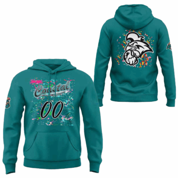 Custom Number Chanticleers 2025 Chants Up Worn Airbrush Hoodie
