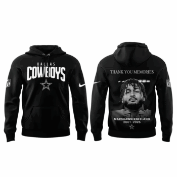 Dallas Cowboys 2025 Marshawn Kneeland Thank You Memories 2025 Hoodie