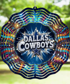 Dallas Cowboys Football Wind Spinner