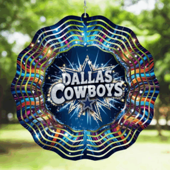 Dallas Cowboys Football Wind Spinner