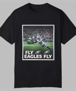DeVonta Smith Touchdown Fly Eagles Fly Shirt