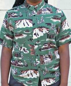 Deep Creek Adventure (Green) / Hawaiian Shirt