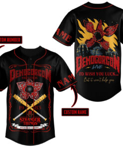 Demogorgon Hunter 1983 Stranger Things Personalized Baseball Jersey