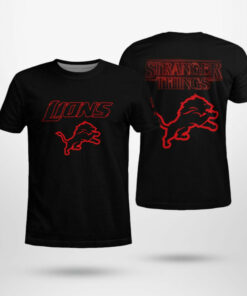 Detroit Lions Stranger Things 2025 Hoodie