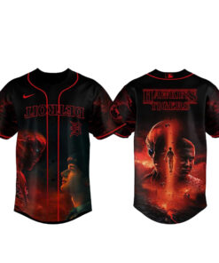 Detroit Tigers 2025 Stranger Things Baseball Jersey