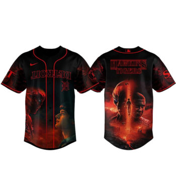 Detroit Tigers 2025 Stranger Things Baseball Jersey