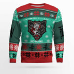Diablo IV Mephisto Bloodied Wolf Holiday Ugly Sweater 2025