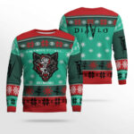 Diablo IV Mephisto Bloodied Wolf Holiday Ugly Sweater 2025 1 Diablo IV Mephisto Bloodied Wolf Holiday Ugly Sweater 2025