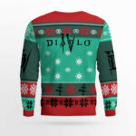Diablo IV Mephisto Bloodied Wolf Holiday Ugly Sweater 2025