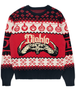 Diablo Skull Ugly Christmas Sweater 2025