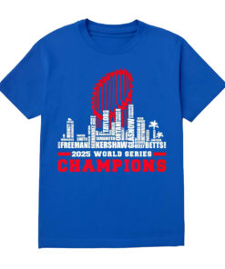 Dodgers 2025 World Series Champions All Team Player Shirt