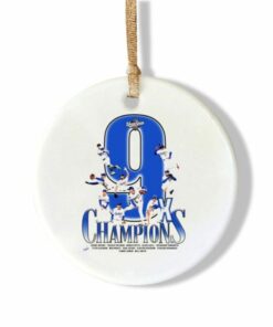 Dodgers 9x Time Player Name Ornament