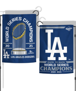 Dodgers Back To Back Champions World Series 2024 2025 Flag