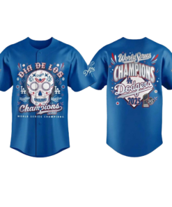 Dodgers Dia De Los World Series Champions 2025 Baseball Jersey