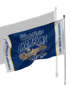 Dodgers World Series Champions 2025 Parade Flag