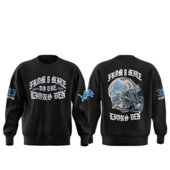 Eminem x Detroit Lions Thanksgiving Football Games Halftime Show Sweatshirt