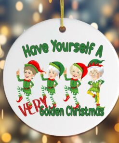 Have Yourself a Very Golden Christmas Ornament