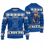 Festive Chelsea Fc Christmas Sweater 2025