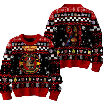 Five Nights At Freddys 2 Ugly Christmas Sweater 2025