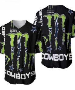 Football League Dallas Cowboys Baseball Jersey Monster Energy