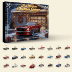 Ford Mustang Christmas Garage Advent Calendar 2025