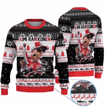 Formula Racing Inspired Ugly Christmas Sweater 2025