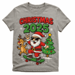 Funny Santa Claus Christmas 2025 T-Shirt