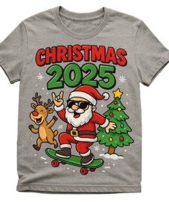 Funny Santa Claus Christmas 2025 T-Shirt