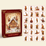 Gingerbread Couple Christmas Advent Calendar 2025
