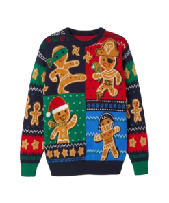 Gingerbread Ugly Christmas Sweater 2025
