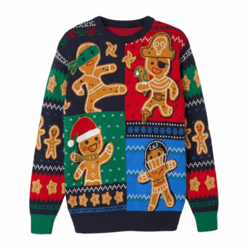 Gingerbread Ugly Christmas Sweater 2025