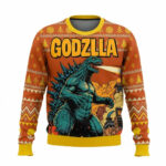 Godzilla Christmas Sweater 2025